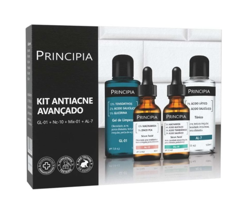 Captura de tela 2026-09-09 200749 Kit Facial Principia Antiacne Avançado Gel De Limpeza Gl-01 120g + Tônico Al-07 120ml + Sérum Nc-10 30ml + Sérum Mix-01 30ml - Imagem 1