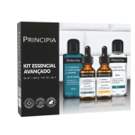 Kit Facial Principia Essencial Avançado Gel De Limpeza Gl-01 120g + Sérum Ah-02 30ml + Sérum Vc-10 30ml + Tônico Al-07 120ml