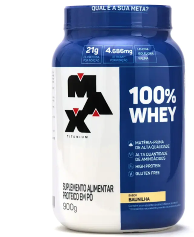 Captura de tela 2026-09-09 225012 Whey Protein Max Titanium 100% Whey 900g - Imagem 1