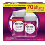 Suplemento Alimentar Centrum Mulher Kit 60 Comprimidos + 30 Comprimidos