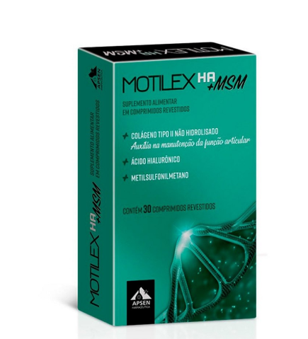 Suplemento Alimentar Motilex Ha + Msm 30 Comprimidos
