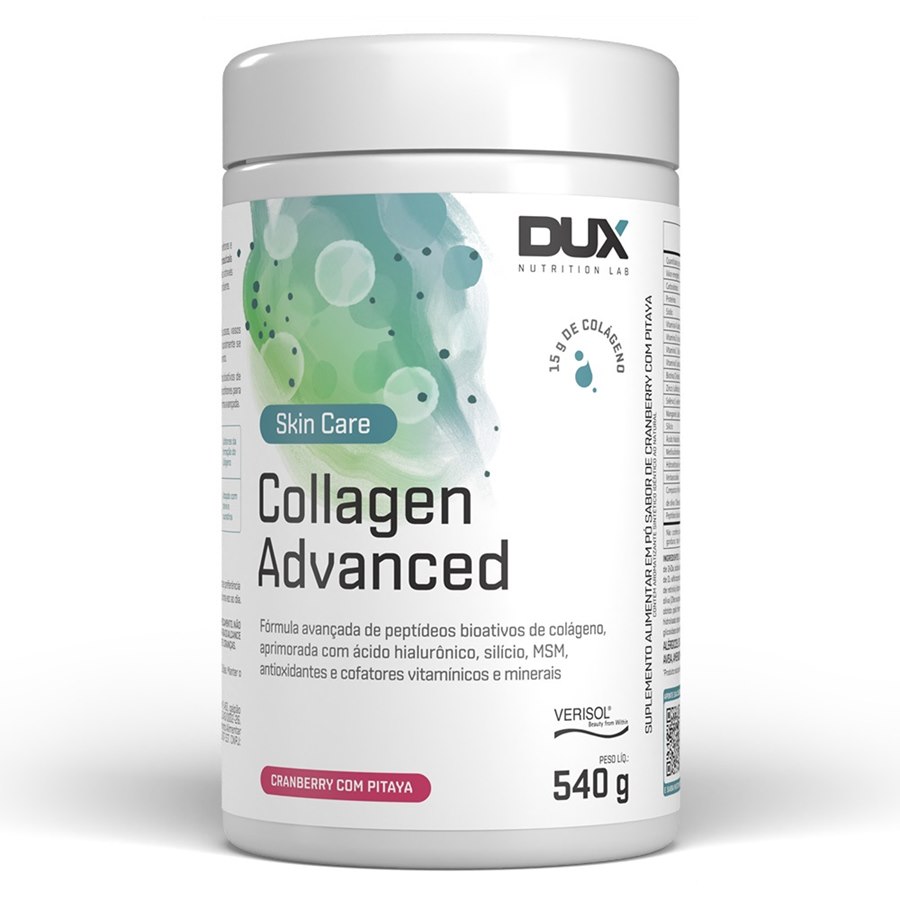 large-638387054284155668-825430 Colágeno Tipo I + Ácido Hialurônico Collagen Advanced Sabor Cranberry E Pitaya 540g - Imagem 1
