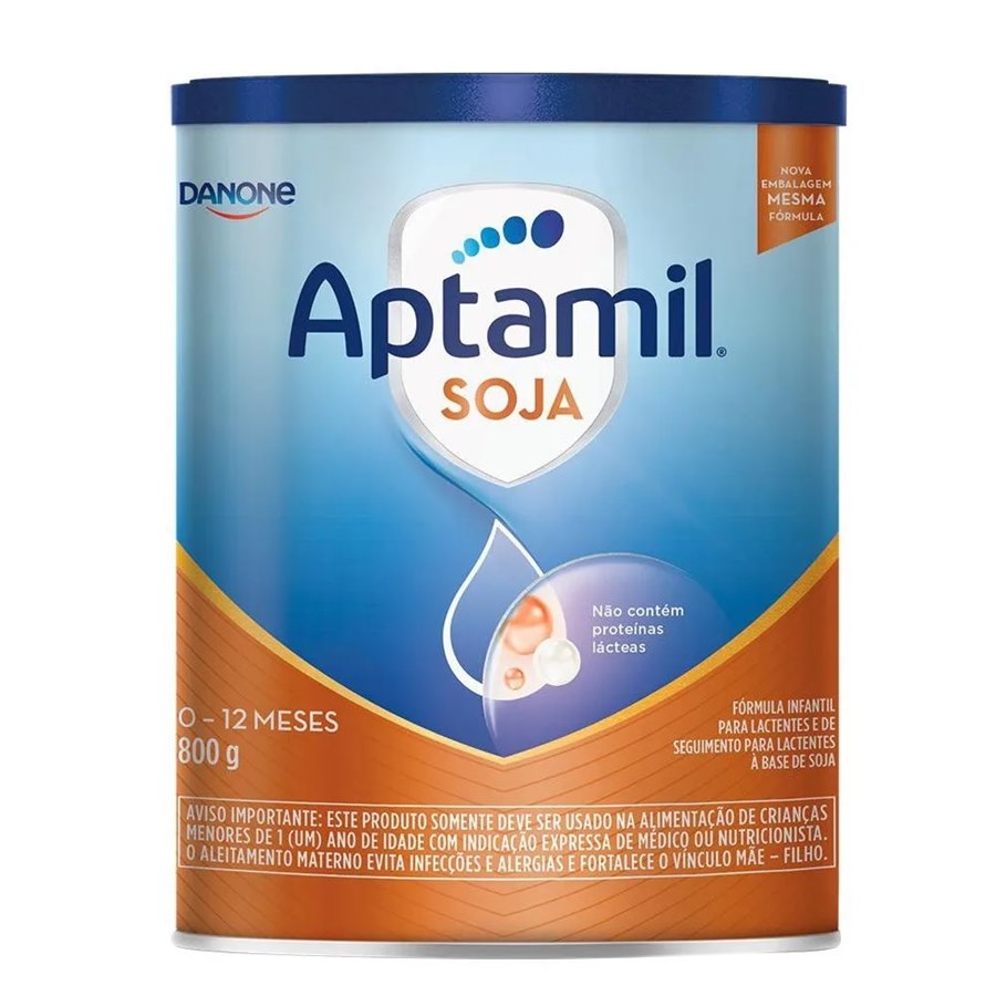 large-638622786455751361-801721_4 Fórmula Infantil Aptamil Soja Danone 0 A 12 Meses 800g - Imagem 1