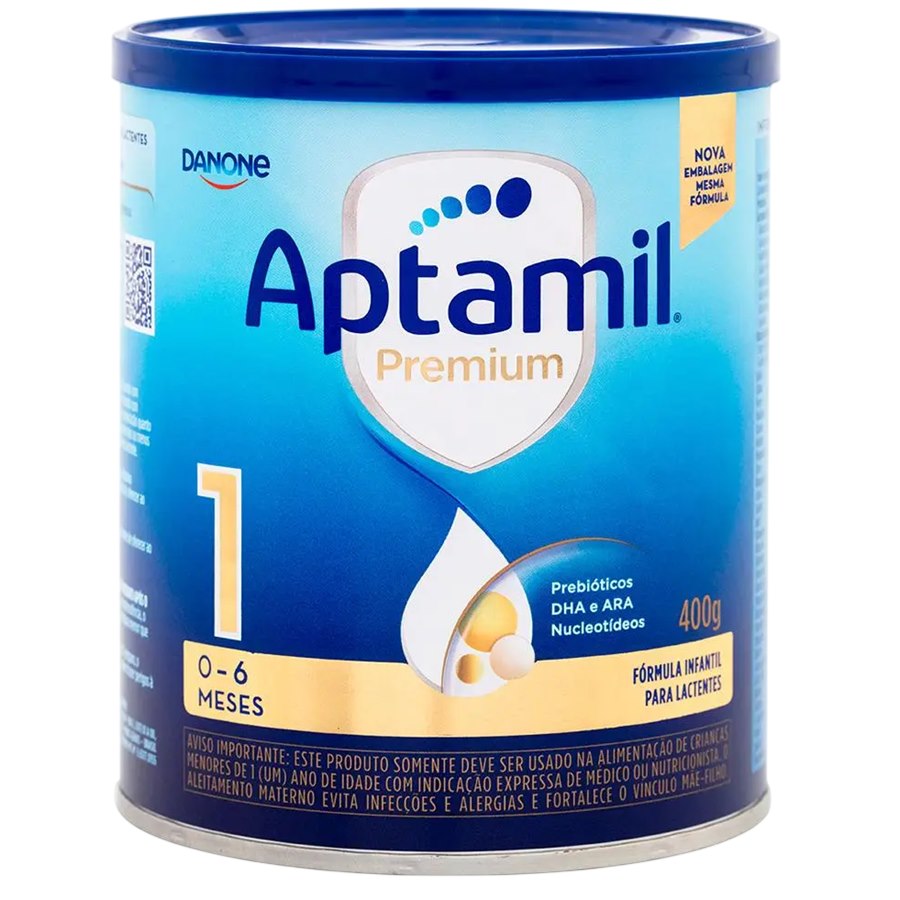 large-639083320440824455-138081_3 Fórmula Infantil Aptamil Premium 1 Danone 0 A 6 Meses 400g - Imagem 1
